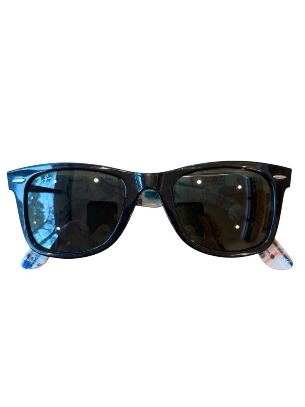 Ray-Ban WAYFARER New York subway MTA Map SPECIAL SERIES # 2 Sunglasses RB2140
